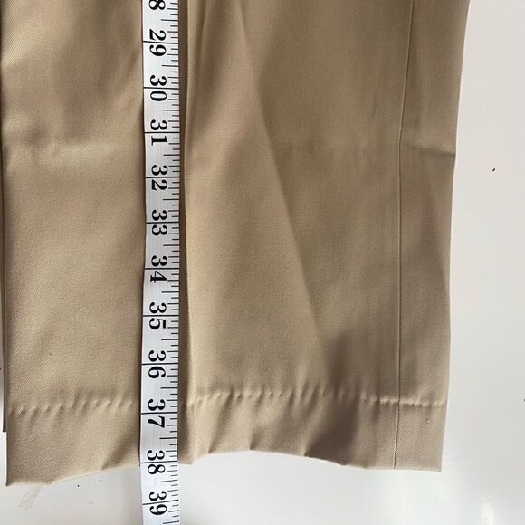 Lands’ End Classic Clothing Traditional Fit Tan Pants Chinos Size 40 - Picture 13 of 14